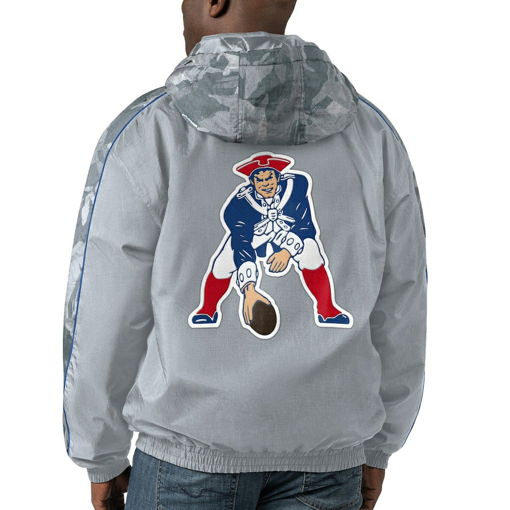 New England Patriots Starter Thursday Night Gridiron Throwback Full-Zip Jacket - Gray discount