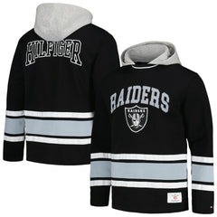 Las Vegas Raiders Tommy Hilfiger Ivan Fashion Pullover Hoodie - Black outlet