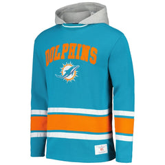 Miami Dolphins Tommy Hilfiger Ivan Fashion Pullover Hoodie - Aqua outlet