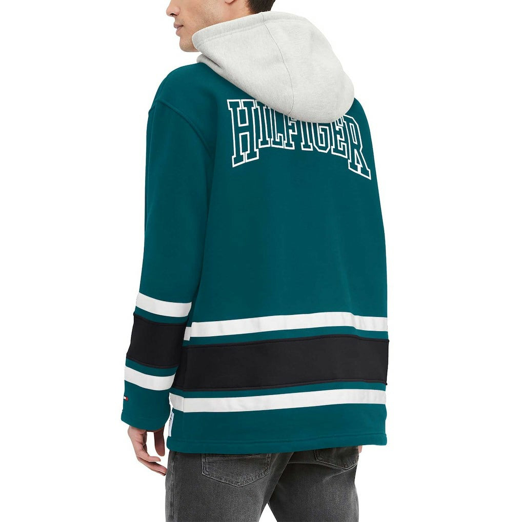 Philadelphia Eagles Tommy Hilfiger Ivan Fashion Pullover Hoodie - Midnight Green sale