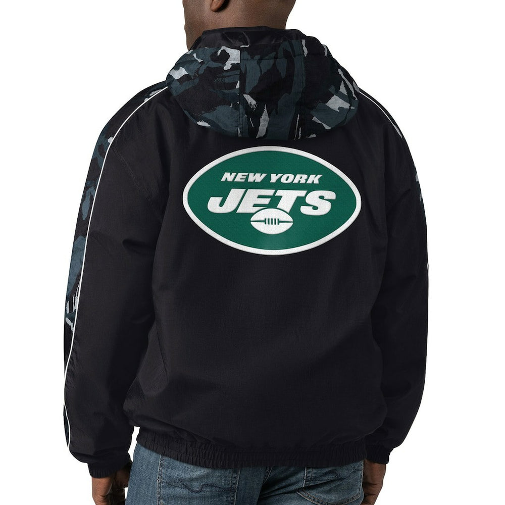New York Jets Starter Thursday Night Gridiron Full-Zip Hoodie - Black sale