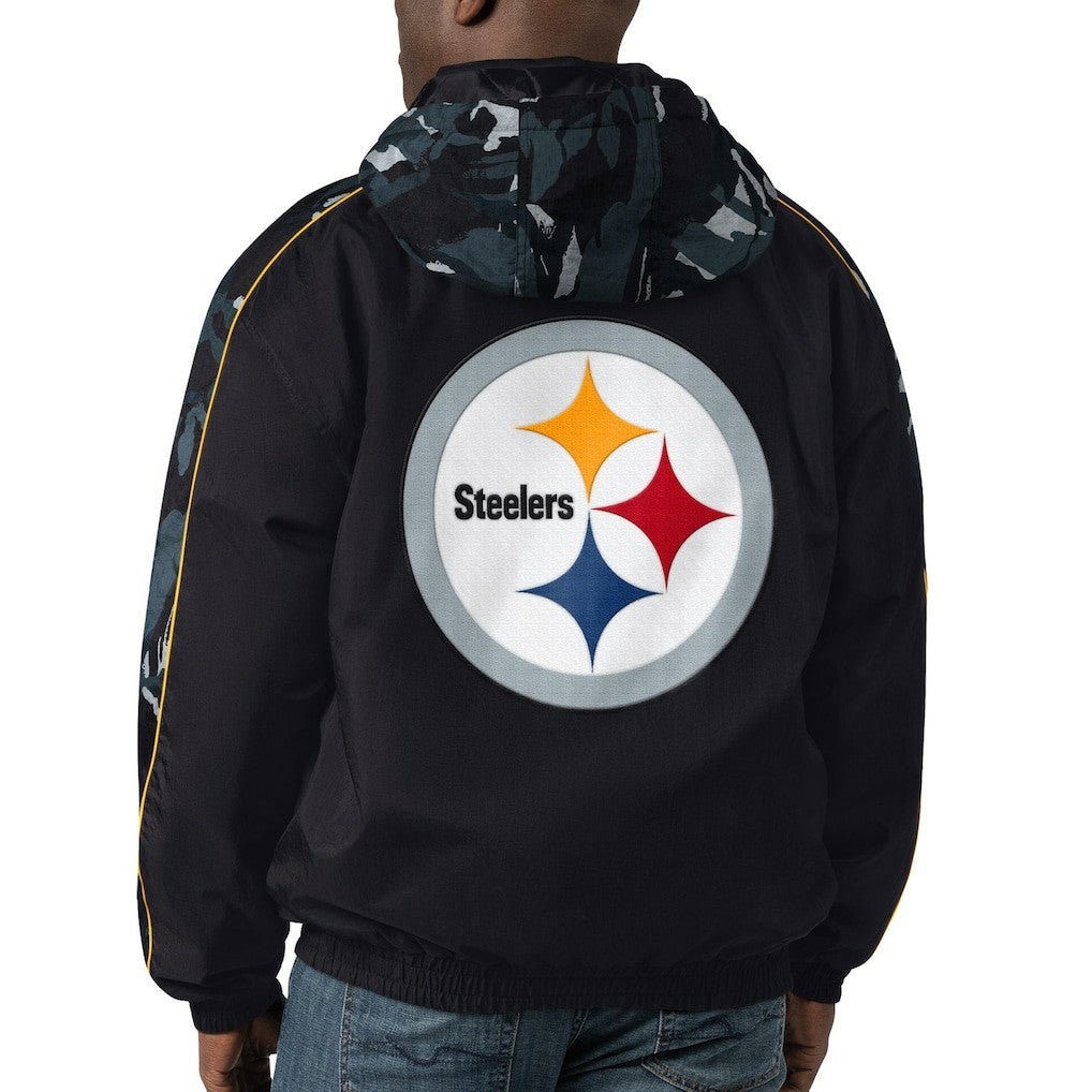 Pittsburgh Steelers Starter Thursday Night Gridiron Full-Zip Hoodie - Black discount