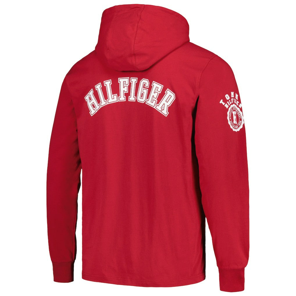 Arizona Cardinals Tommy Hilfiger Morgan Long Sleeve Hoodie T-Shirt - Cardinal on sale
