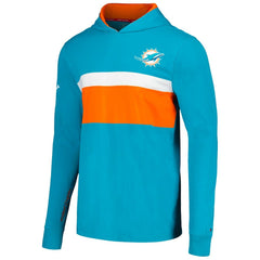 Miami Dolphins Tommy Hilfiger Morgan Long Sleeve Hoodie T-Shirt - Aqua sale