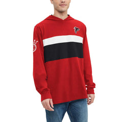 Atlanta Falcons Tommy Hilfiger Morgan Long Sleeve Hoodie T-Shirt - Red discount