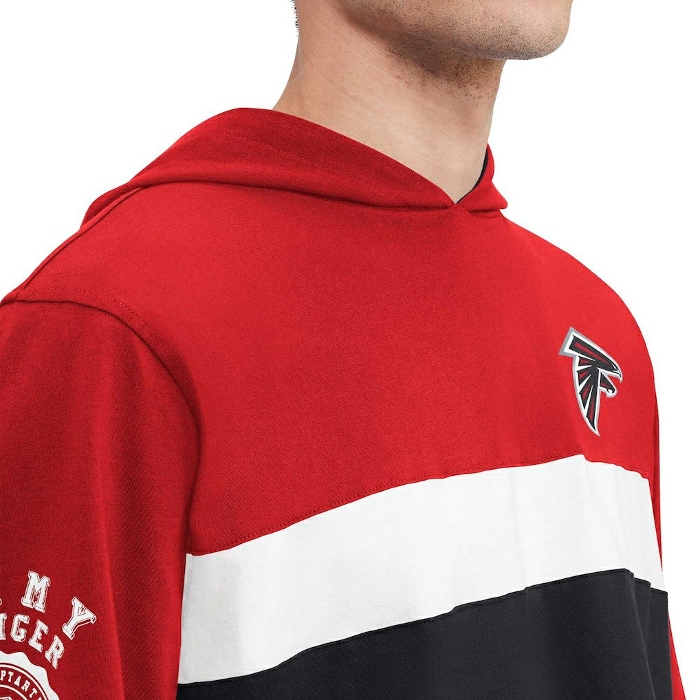 Atlanta Falcons Tommy Hilfiger Morgan Long Sleeve Hoodie T-Shirt - Red discount