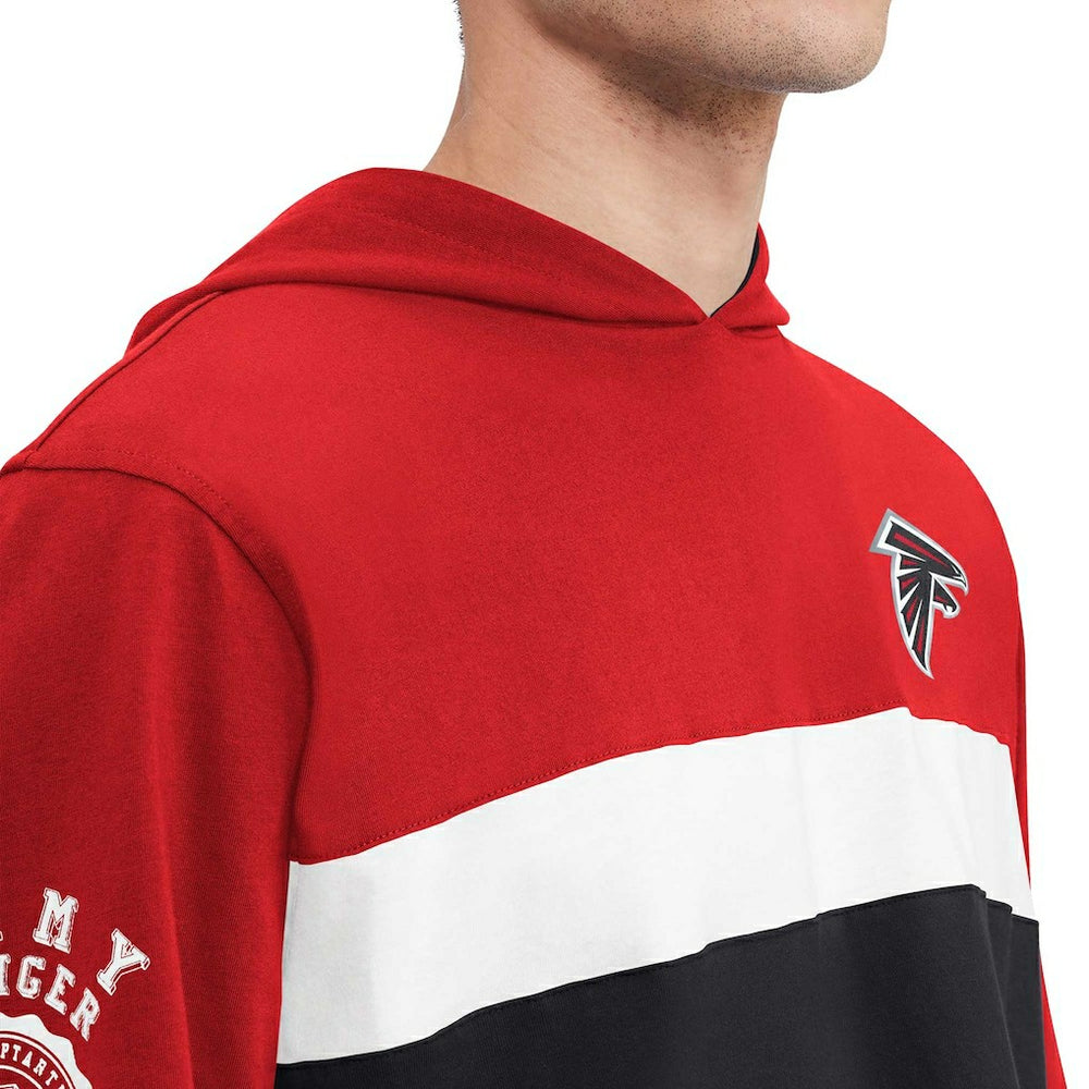 Atlanta Falcons Tommy Hilfiger Morgan Long Sleeve Hoodie T-Shirt - Red discount