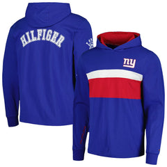 New York Giants Tommy Hilfiger Morgan Long Sleeve Hoodie T-Shirt - Royal cheap