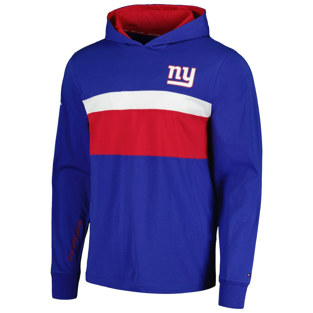 New York Giants Tommy Hilfiger Morgan Long Sleeve Hoodie T-Shirt - Royal cheap