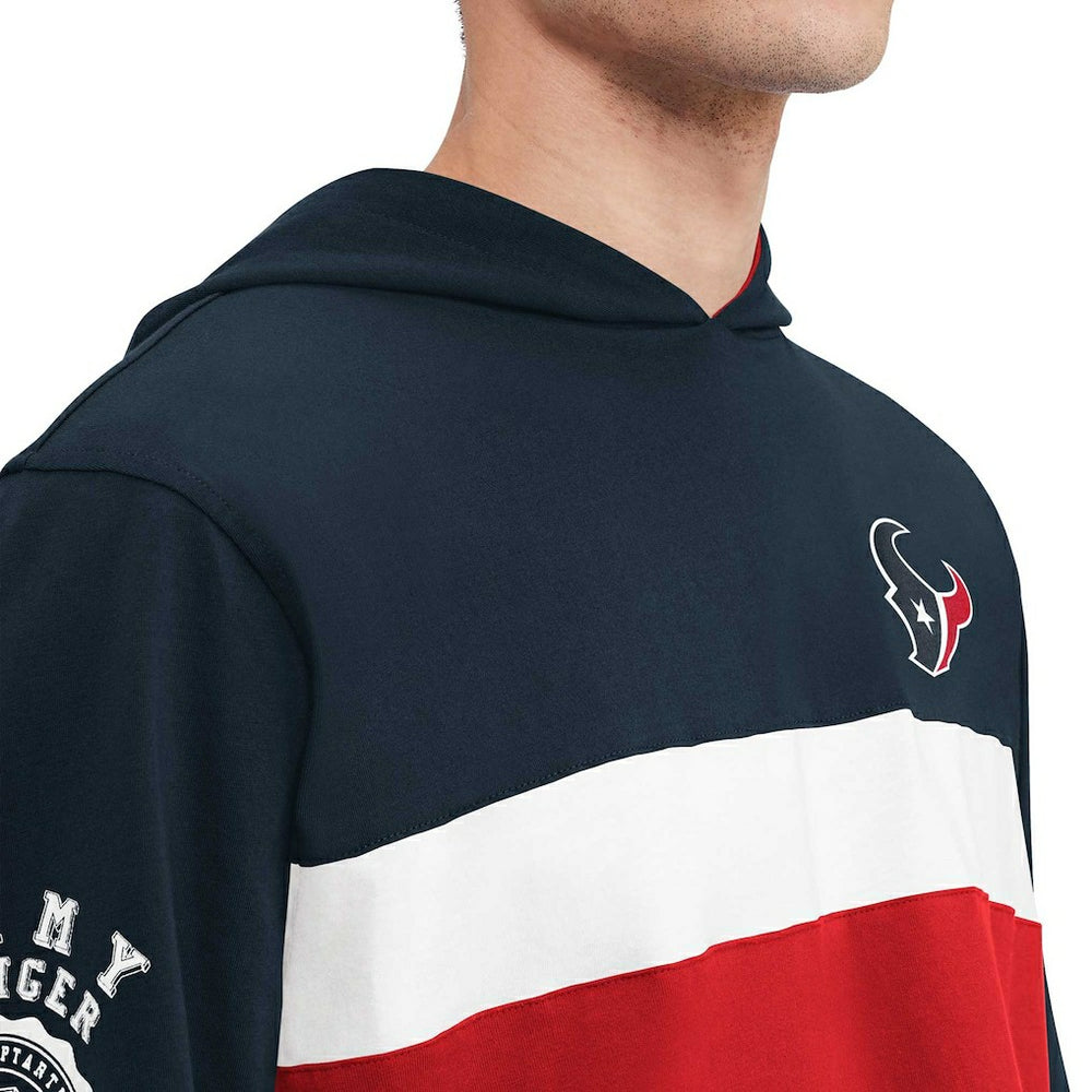 Houston Texans Tommy Hilfiger Morgan Long Sleeve Hoodie T-Shirt - Navy online