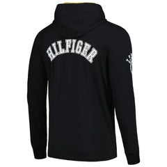 New Orleans Saints Tommy Hilfiger Morgan Long Sleeve Hoodie T-Shirt - Black cheap