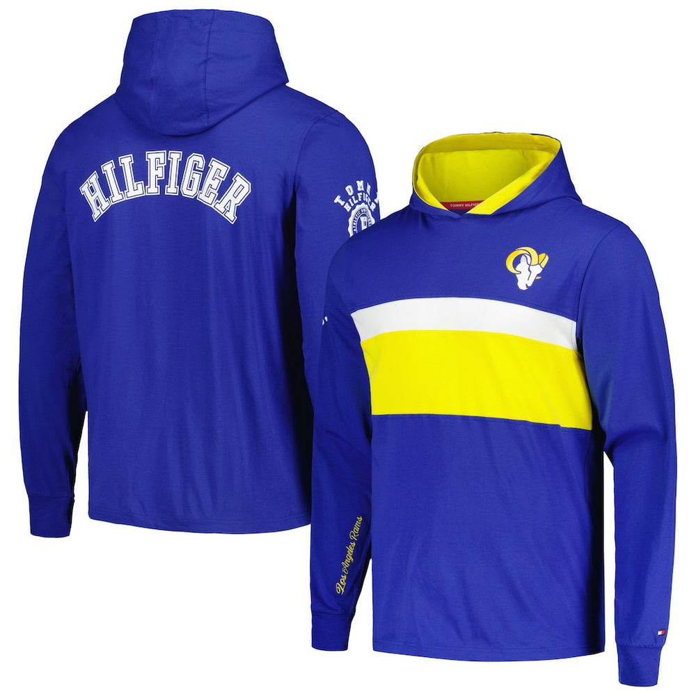 Los Angeles Rams Tommy Hilfiger Morgan Long Sleeve Hoodie T-Shirt - Royal outlet