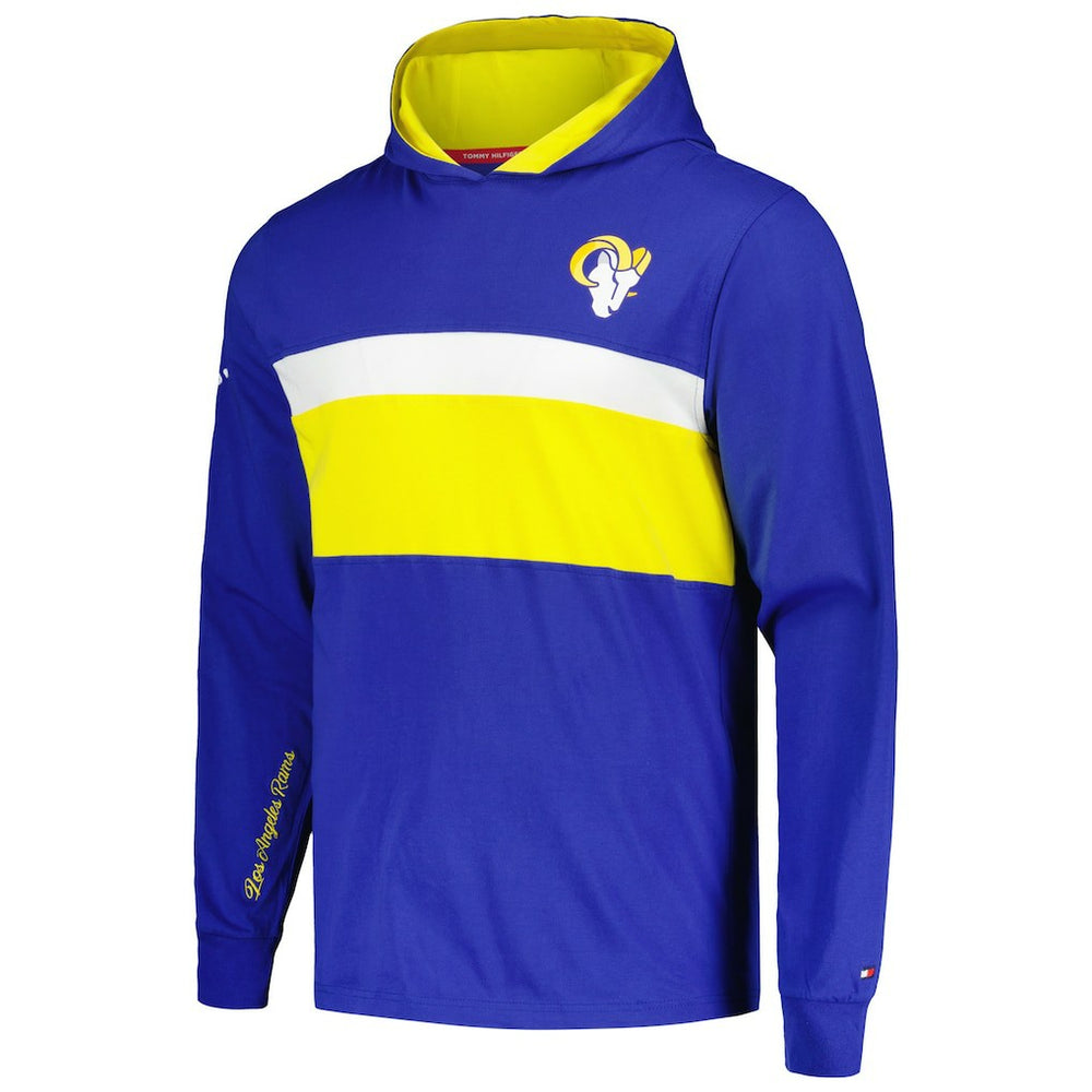Los Angeles Rams Tommy Hilfiger Morgan Long Sleeve Hoodie T-Shirt - Royal outlet