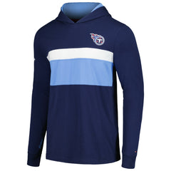 Tennessee Titans Tommy Hilfiger Morgan Long Sleeve Hoodie T-Shirt - Navy for sale
