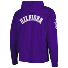 Minnesota Vikings Tommy Hilfiger Morgan Long Sleeve Hoodie T-Shirt - Purple discount