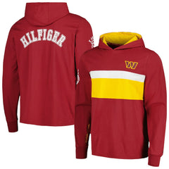 Washington Commanders Tommy Hilfiger Morgan Long Sleeve Hoodie T-Shirt - Burgundy cheap