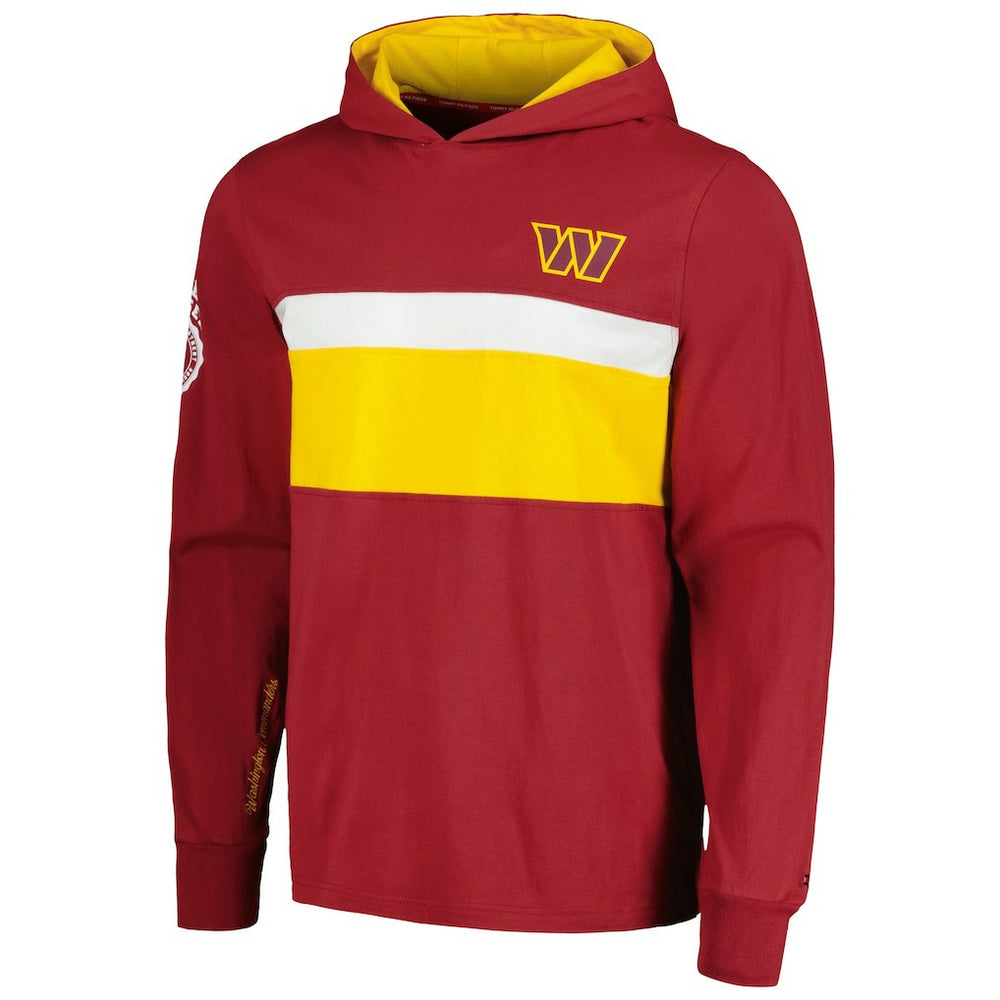 Washington Commanders Tommy Hilfiger Morgan Long Sleeve Hoodie T-Shirt - Burgundy cheap