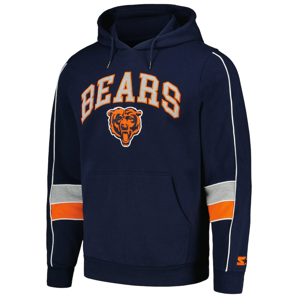 Chicago Bears Starter Captain Pullover Hoodie - Navy online