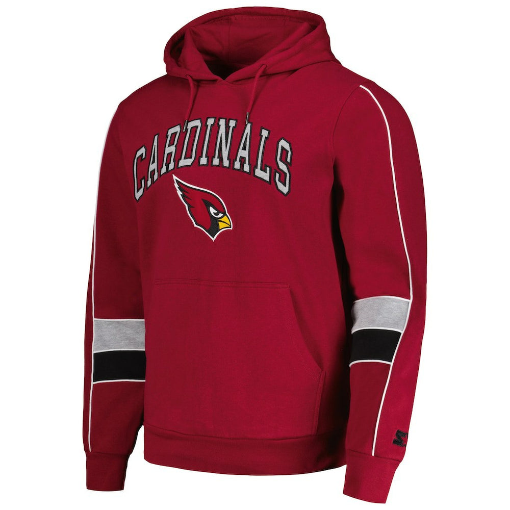Arizona Cardinals Starter Captain Pullover Hoodie - Cardinal discount