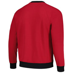 Arizona Cardinals Tommy Hilfiger Reese Raglan Tri-Blend Pullover Sweatshirt - Cardinal outlet