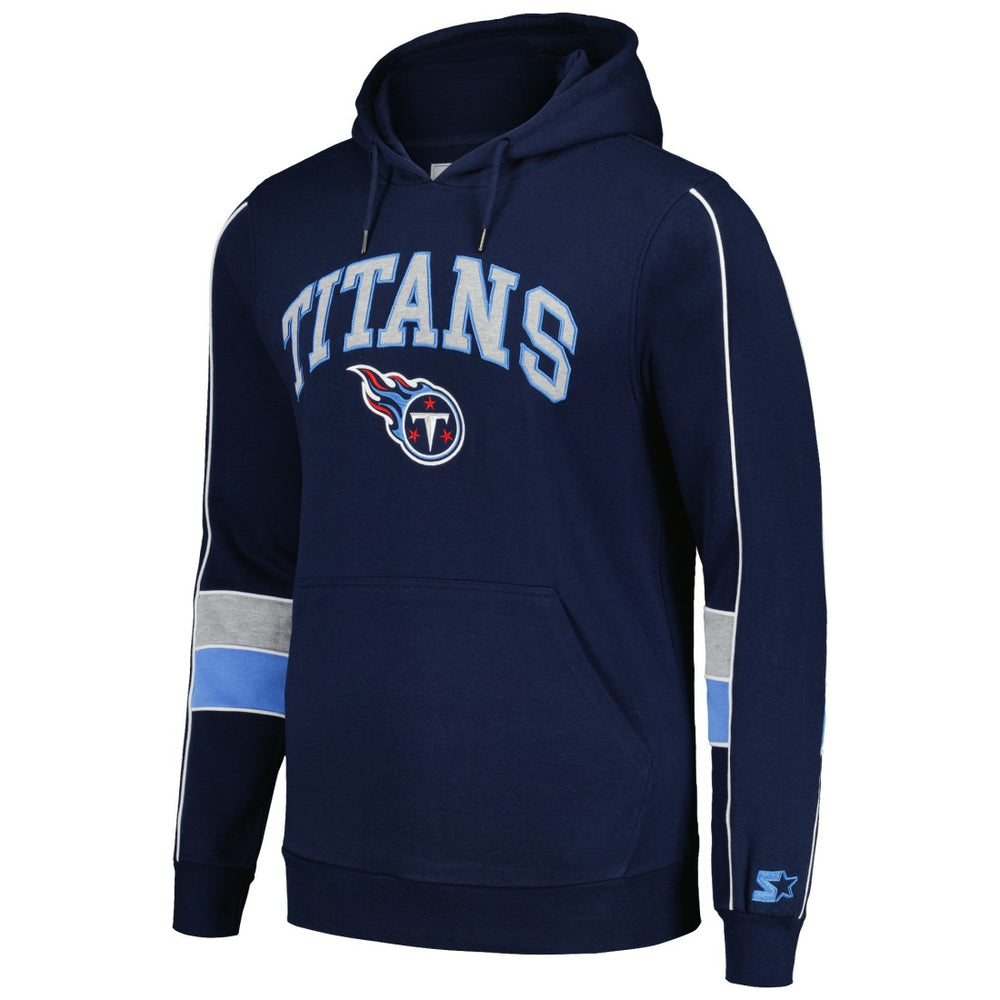 Tennessee Titans Starter Captain Pullover Hoodie - Navy on sale