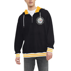 Pittsburgh Steelers Tommy Hilfiger Aaron Quarter-Zip Hoodie - Black sale