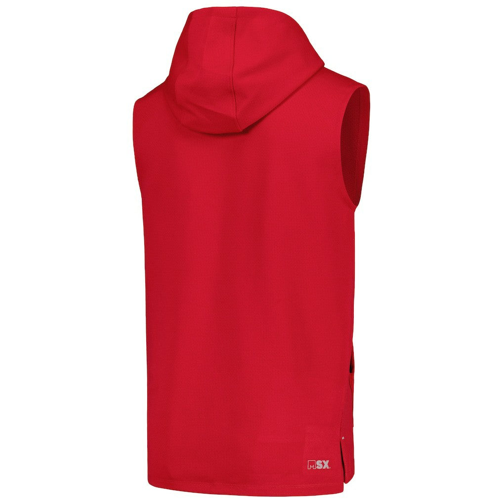 Arizona Cardinals MSX by Michael Strahan Marathon Sleeveless Pullover Hoodie - Cardinal cheap