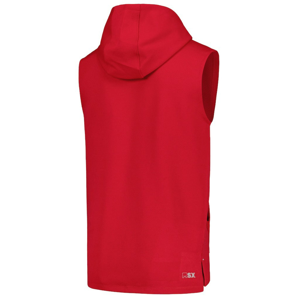Arizona Cardinals MSX by Michael Strahan Marathon Sleeveless Pullover Hoodie - Cardinal cheap