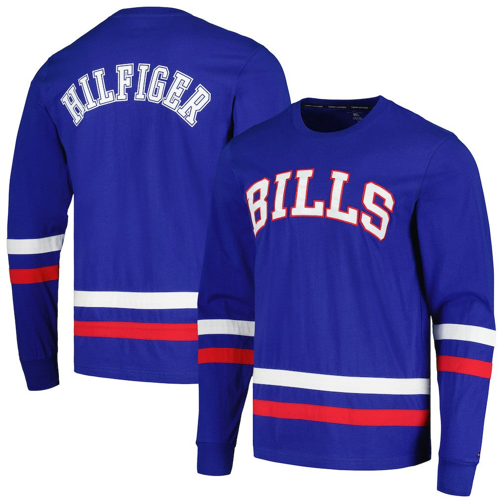 Buffalo Bills Tommy Hilfiger Nolan Long Sleeve T-Shirt - Royal/Red on sale