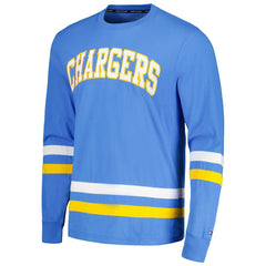 Los Angeles Chargers Tommy Hilfiger Nolan Long Sleeve T-Shirt - Powder Blue/Gold sale