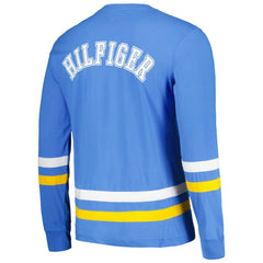 Los Angeles Chargers Tommy Hilfiger Nolan Long Sleeve T-Shirt - Powder Blue/Gold sale