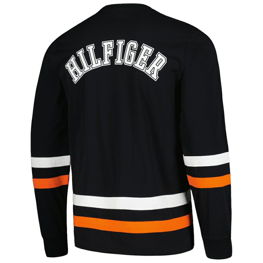 Cincinnati Bengals Tommy Hilfiger Nolan Long Sleeve T-Shirt - Black/Orange discount