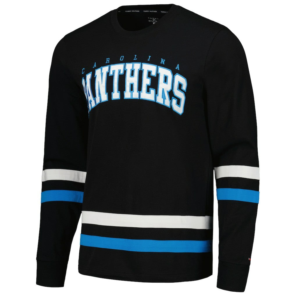 Carolina Panthers Tommy Hilfiger Nolan Long Sleeve T-Shirt - Black/Blue sale