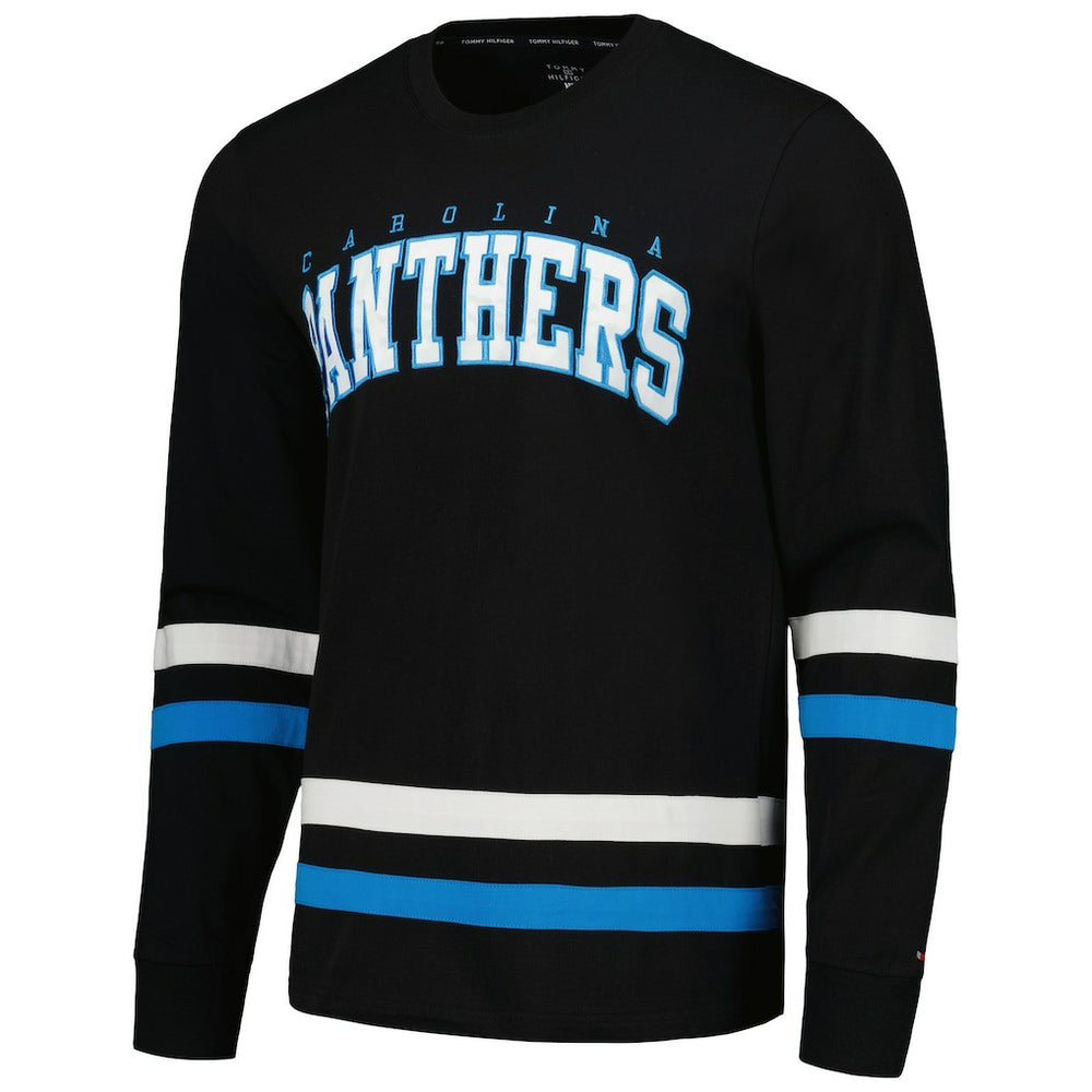 Carolina Panthers Tommy Hilfiger Nolan Long Sleeve T-Shirt - Black/Blue sale