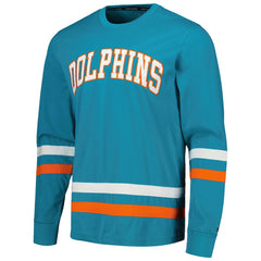 Miami Dolphins Tommy Hilfiger Nolan Long Sleeve T-Shirt - Aqua/Orange discount