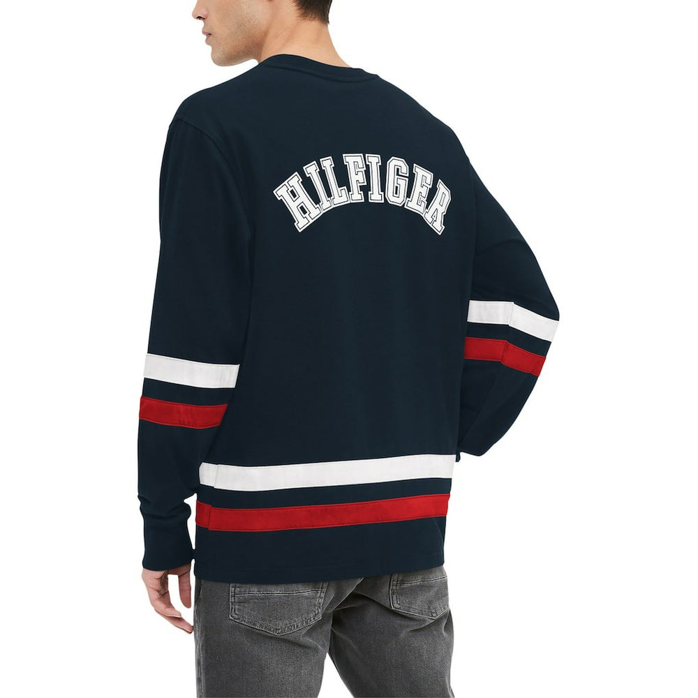 Houston Texans Tommy Hilfiger Nolan Long Sleeve T-Shirt - Navy/Red outlet