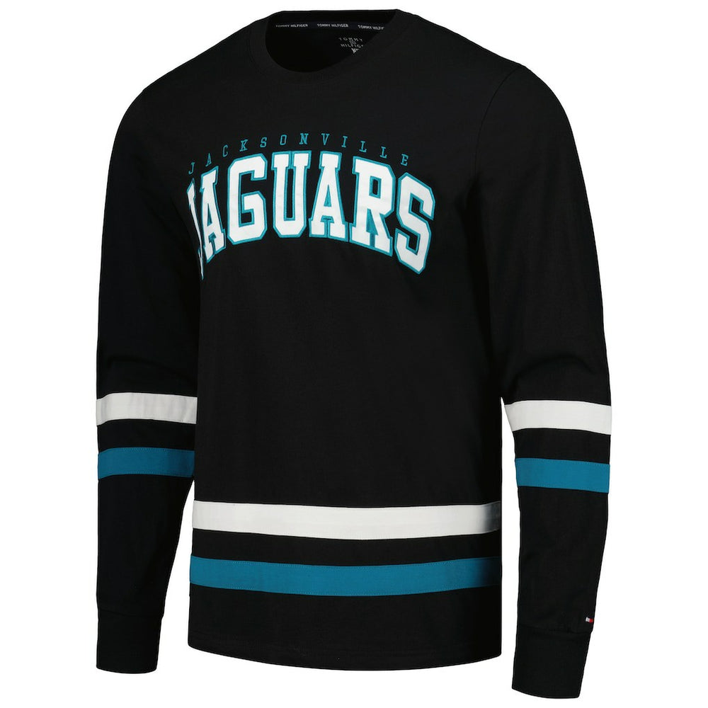 Jacksonville Jaguars Tommy Hilfiger Nolan Long Sleeve T-Shirt - Black/Teal on sale