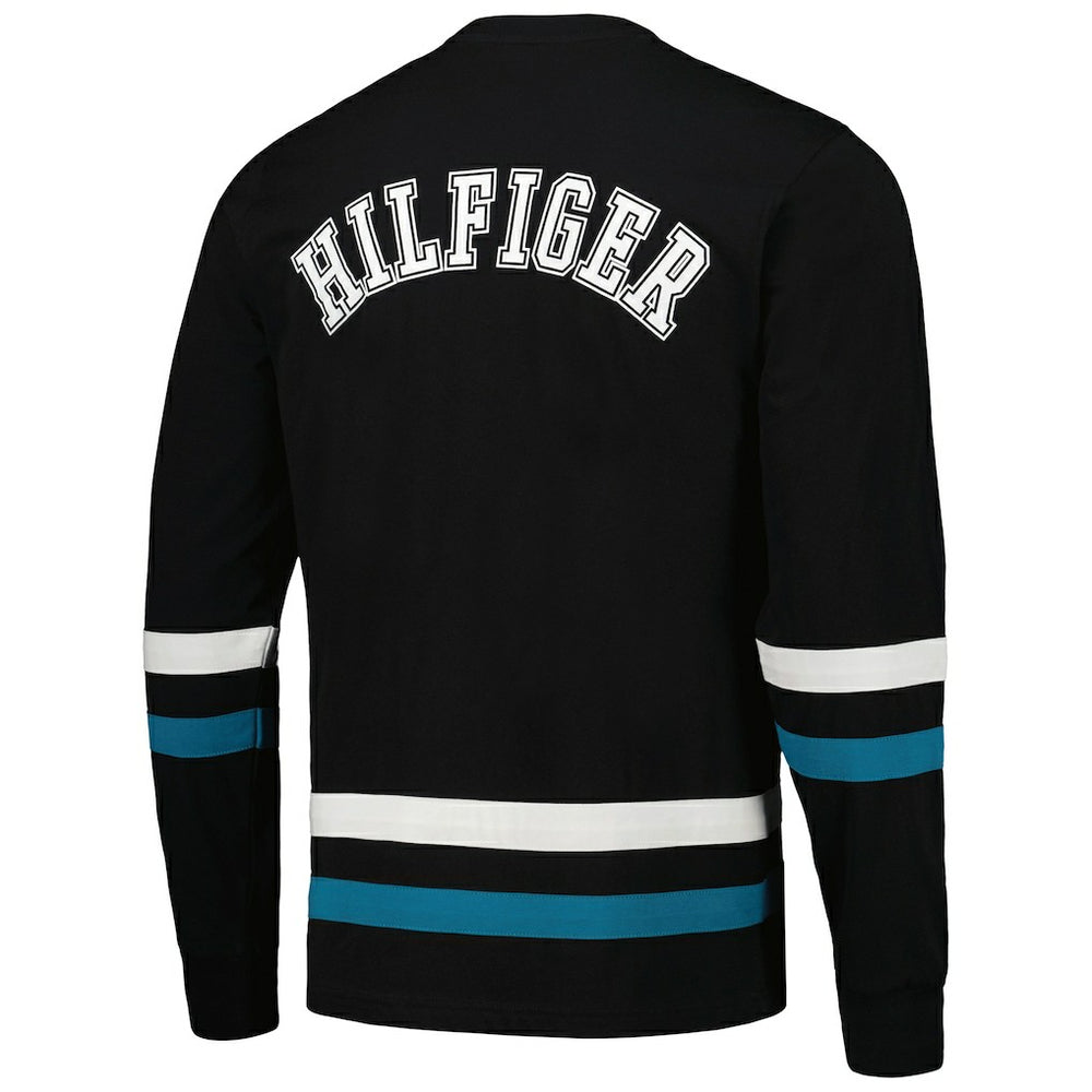 Jacksonville Jaguars Tommy Hilfiger Nolan Long Sleeve T-Shirt - Black/Teal on sale