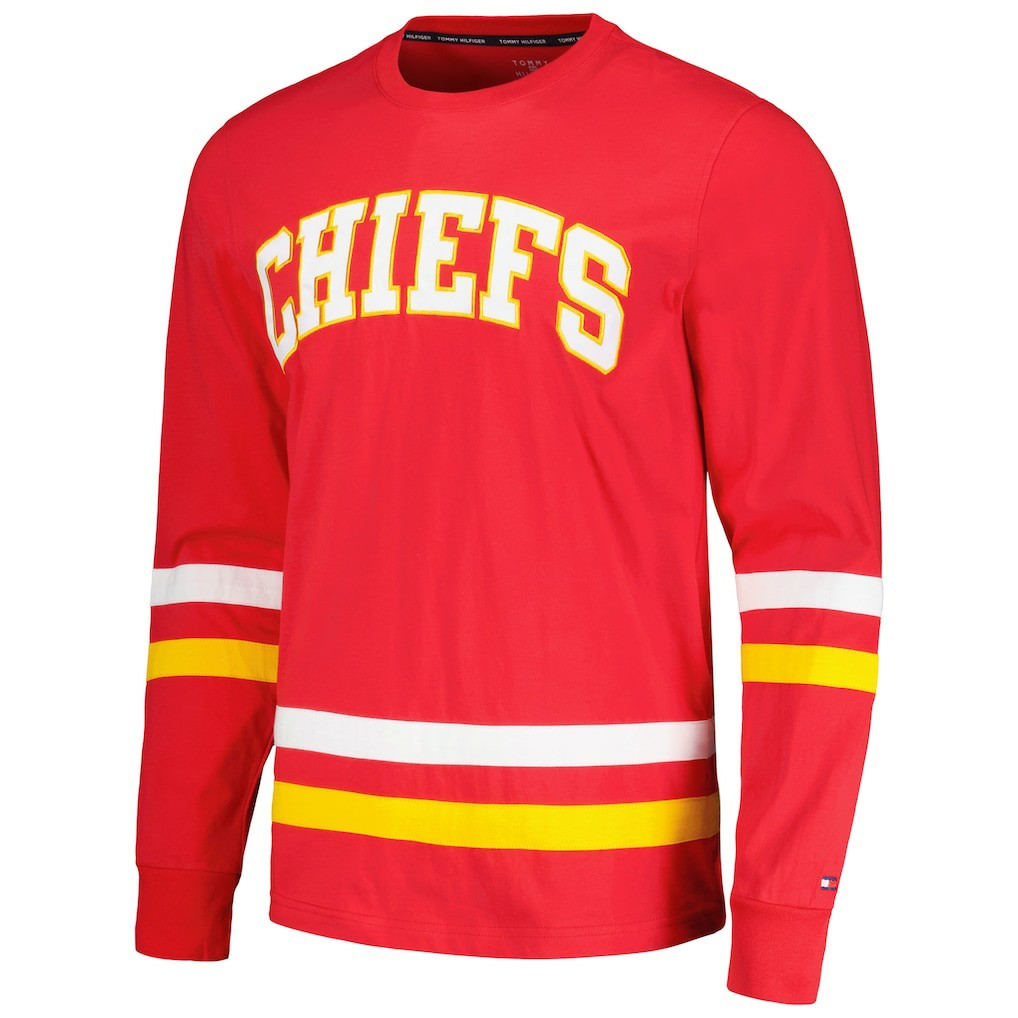 Kansas City Chiefs Tommy Hilfiger Nolan Long Sleeve T-Shirt - Red/Gold cheap
