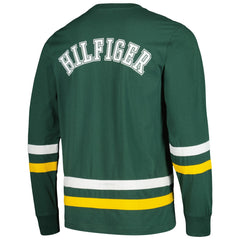 Green Bay Packers Tommy Hilfiger Nolan Long Sleeve T-Shirt - Green/Gold on sale