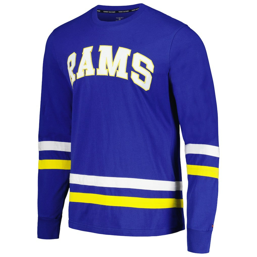 Los Angeles Rams Tommy Hilfiger Nolan Long Sleeve T-Shirt - Royal/Gold discount