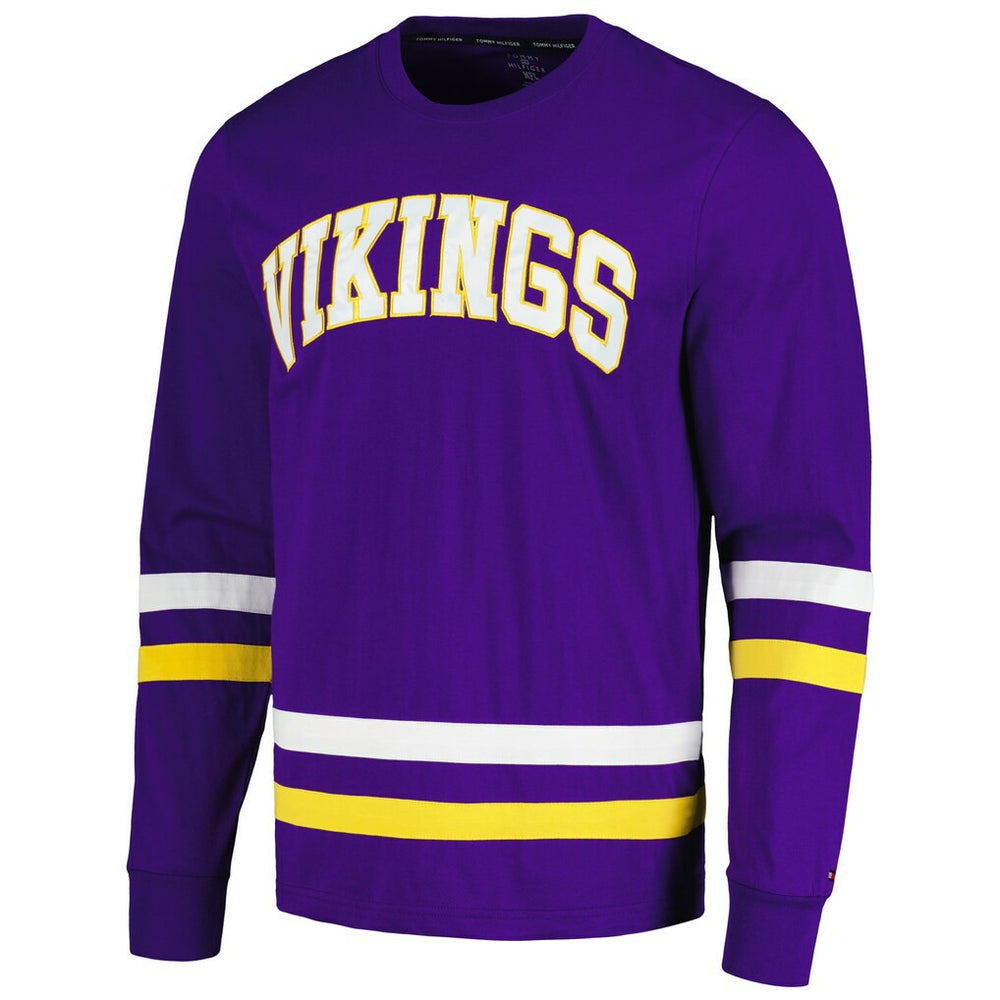 Minnesota Vikings Tommy Hilfiger Nolan Long Sleeve T-Shirt - Purple/Gold for sale