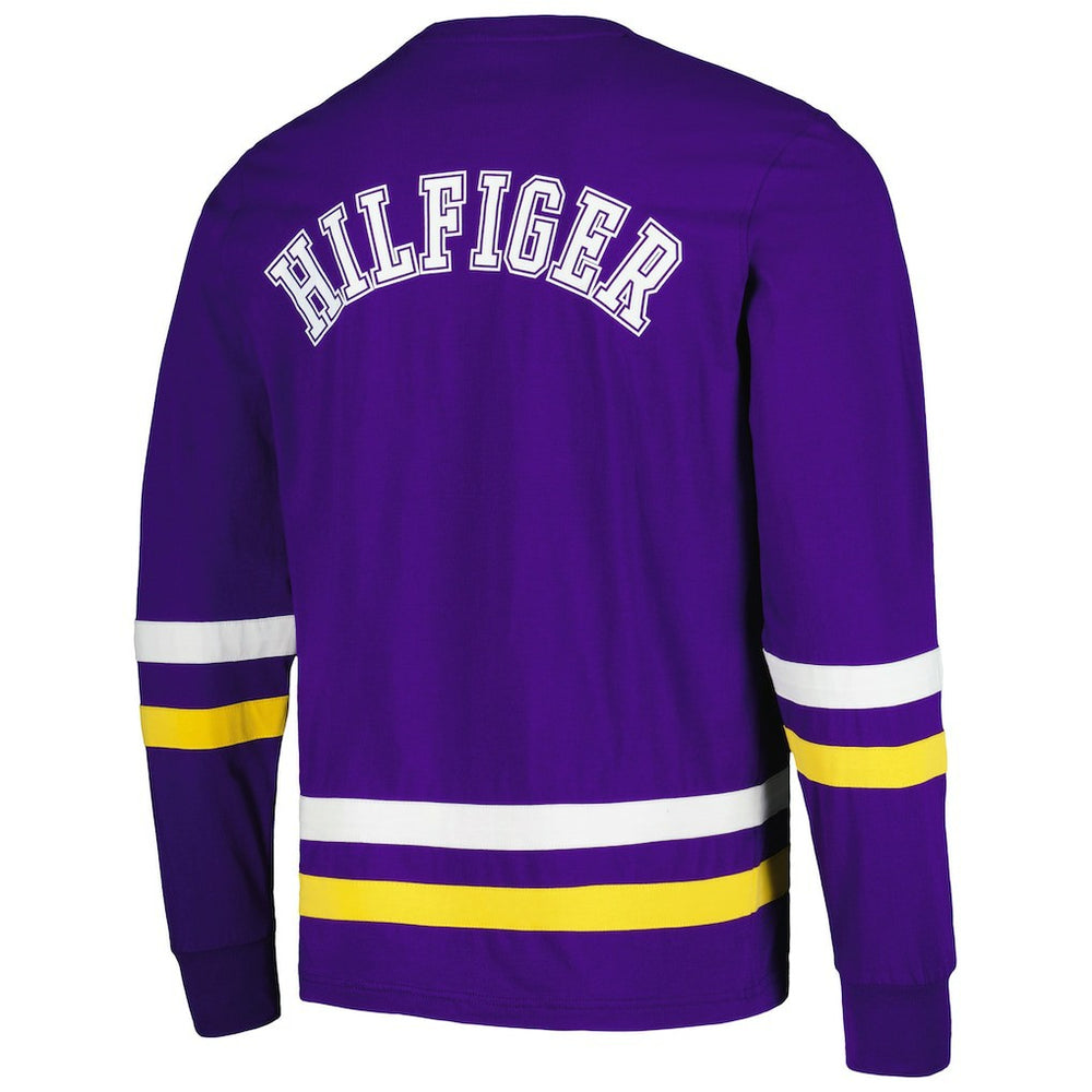 Minnesota Vikings Tommy Hilfiger Nolan Long Sleeve T-Shirt - Purple/Gold for sale