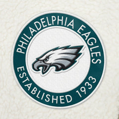 Philadelphia Eagles Tommy Hilfiger Jordan Sherpa Quarter-Zip Sweatshirt - Cream outlet
