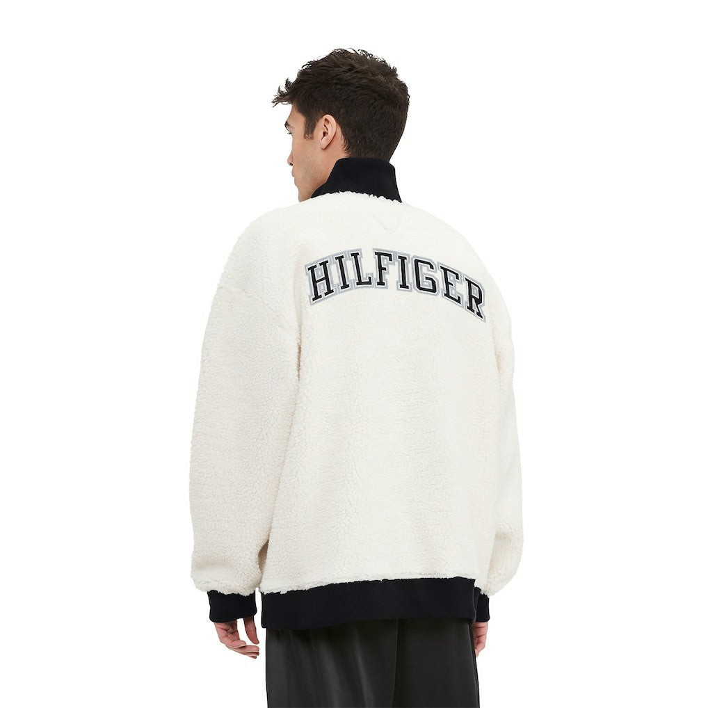 Las Vegas Raiders Tommy Hilfiger Jordan Sherpa Quarter-Zip Sweatshirt - Cream cheap