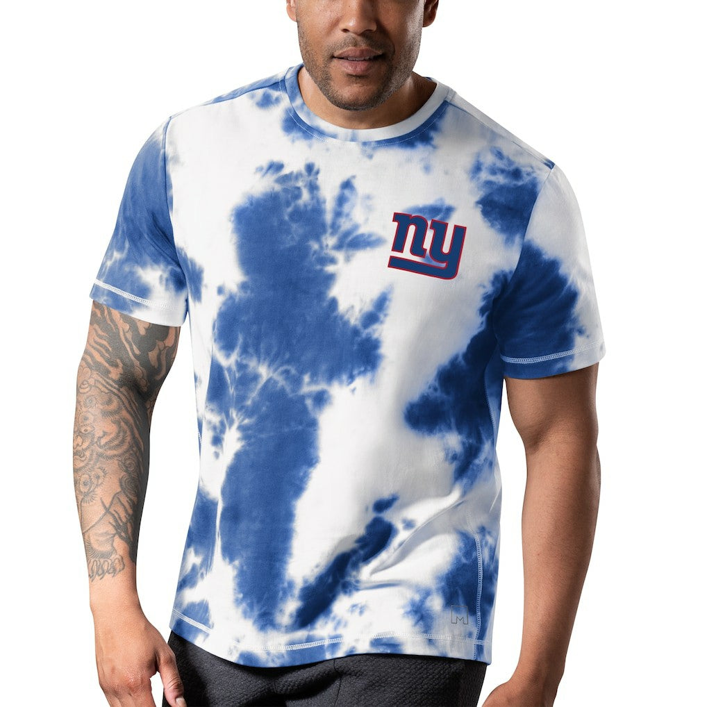 New York Giants MSX by Michael Strahan Freestyle Tie-Dye T-Shirt - Royal on sale