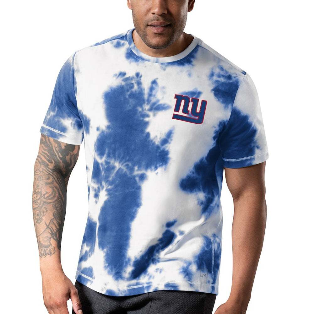 New York Giants MSX by Michael Strahan Freestyle Tie-Dye T-Shirt - Royal on sale