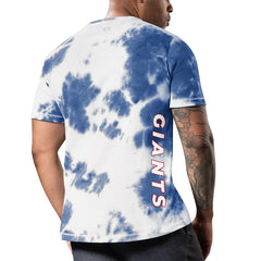 New York Giants MSX by Michael Strahan Freestyle Tie-Dye T-Shirt - Royal on sale