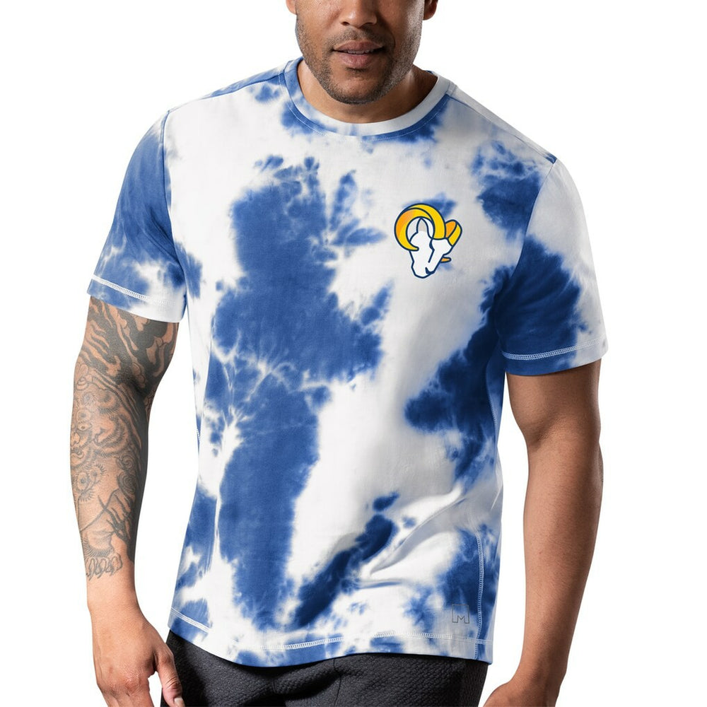 Los Angeles Rams MSX by Michael Strahan Freestyle Tie-Dye T-Shirt - Royal cheap