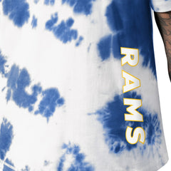 Los Angeles Rams MSX by Michael Strahan Freestyle Tie-Dye T-Shirt - Royal cheap